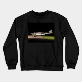 RAF Gloster Meteor at night Crewneck Sweatshirt